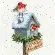 XHD55 Набор для вышивания крестом Santa Stop Here "Санта, остановись здесь" Bothy Threads. Каталог товарів. Набори