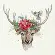 70-08981 Набор для вышивания крестом DIMENSIONS Woodland deer "Лесной олень". Catalog. Kits