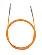 10634 Кабель Orange (Оранжевый) для создания круговых спиц длиной 80 см KnitPro. Каталог товарів. Вязання. Аксесуари