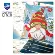 PN-0201601 Набір для вишивання хрестом (подушка) Vervaco Гном із ліхтариком. Catalog. Kits
