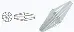497 52 301 MC Bead Oat CRYSTAL камни пришивные. Каталог товарів. Стрази. Preciosa