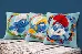 PN-0185159 Набор для вышивания крестом (подушка) Vervaco The Smurfs Hefty "Смурфики". Catalog. Kits