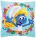 PN-0185160 Набор для вышивания крестом (подушка) Vervaco The Smurfs Smurfette "Смурфики Смурфетта". Catalog. Kits