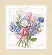 PN-0157497 Набор для вышивки крестом LanArte Colorful Bouquet "Красочный букет". Catalog. Kits