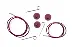 10501 Кабель 353 мм для создания круговых спиц длиной 60 см KnitPro. Catalog. Knitting. KnitPro accessories