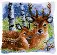 PN-0153593 Набор для вышивания подушки (ковроткачество) Vervaco Deer in the snow "Олень в снегу". Catalog. Kits