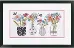 70-35431 Набір для вишивання хрестиком «Wildflower Vases • Вази з польовими квітами» DIMENSIONS. Каталог товарів. Набори
