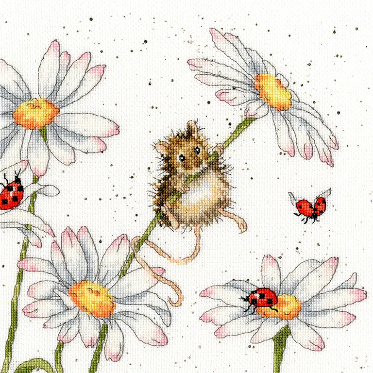 XHD80 Набор для вышивания крестом Daisy Mouse "Дейзи Мышь" Bothy Threads. Catalog. Kits