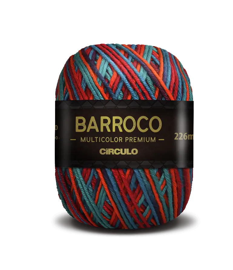 9918 BARROCO MULT. PREMIUM (100%% бавовна мерсерізована, 200гр. 226м).. Каталог товарів. Вязання. Пряжа Circulo