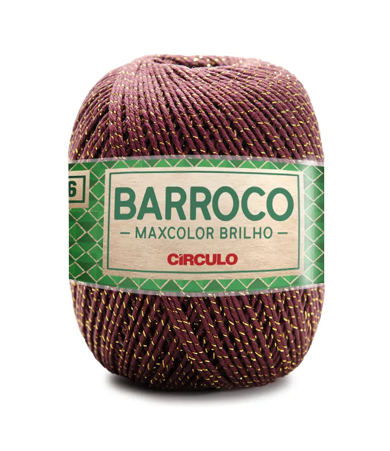 7311 BARROCO MAXCOLOR 6 BRILHO (98%%бавовна, 2 %% металік 200 г,216 м). Каталог товарів. Вязання. Пряжа Circulo