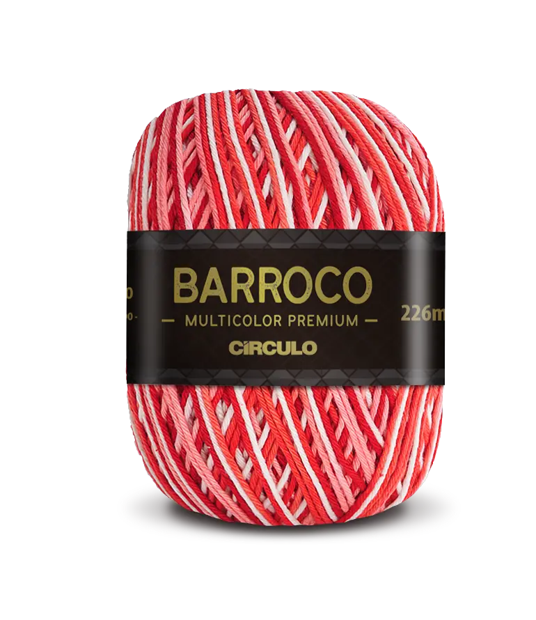 9202 BARROCO MULT. PREMIUM (100%% бавовна мерсерізована, 200гр. 226м. ). Каталог товарів. Вязання. Пряжа Circulo