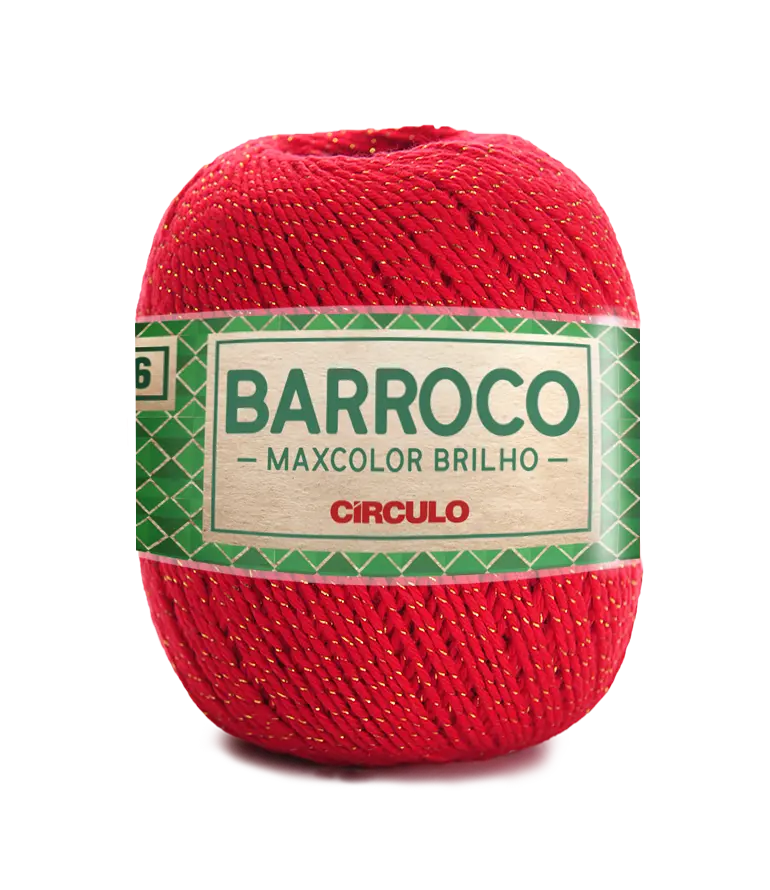 3501 BARROCO MAXCOLOR 6 BRILHO (98%%бавовна, 2 %% металік 200 г,216 м). Каталог товарів. Вязання. Пряжа Circulo