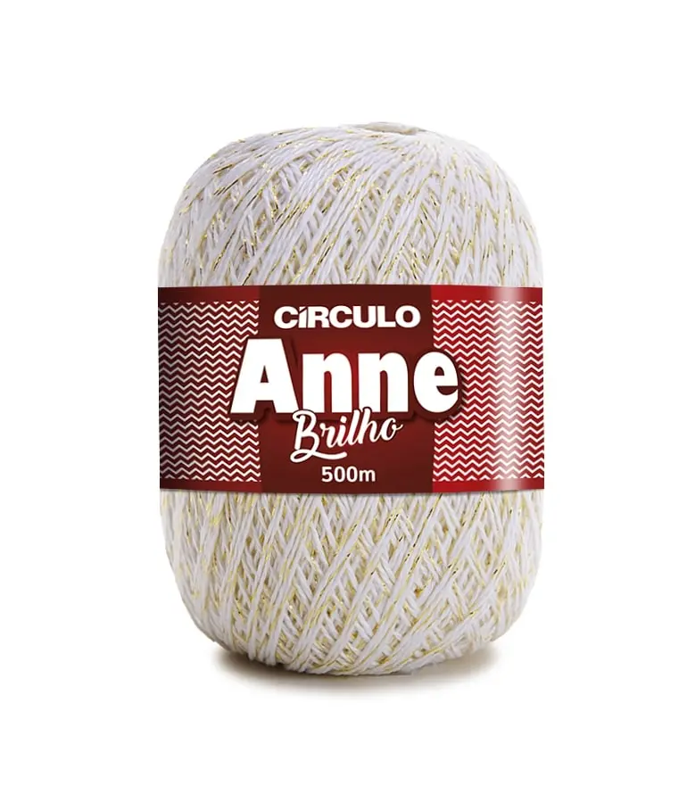 8001 ANNE BRILHO (96%%мерс.бавовна, 4%% метал, 150гр. 500м. ). Каталог товарів. Вязання. Пряжа Circulo