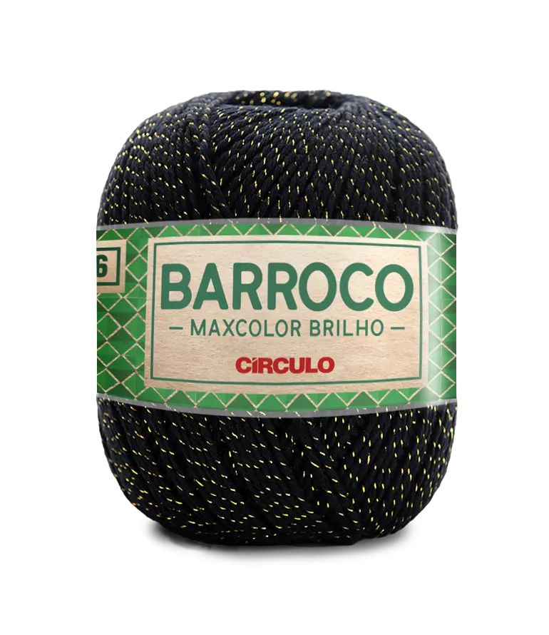 8990 BARROCO MAXCOLOR 6 BRILHO (98%%бавовна, 2 %% металік 200 г,216 м). Каталог товарів. Вязання. Пряжа Circulo
