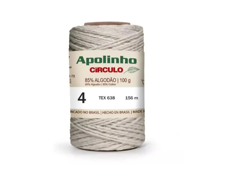 20 APOLINHO 4(85%% бавовна , 15%%інші волокна 100гр. 156м.). Каталог товарів. Вязання. Пряжа Circulo