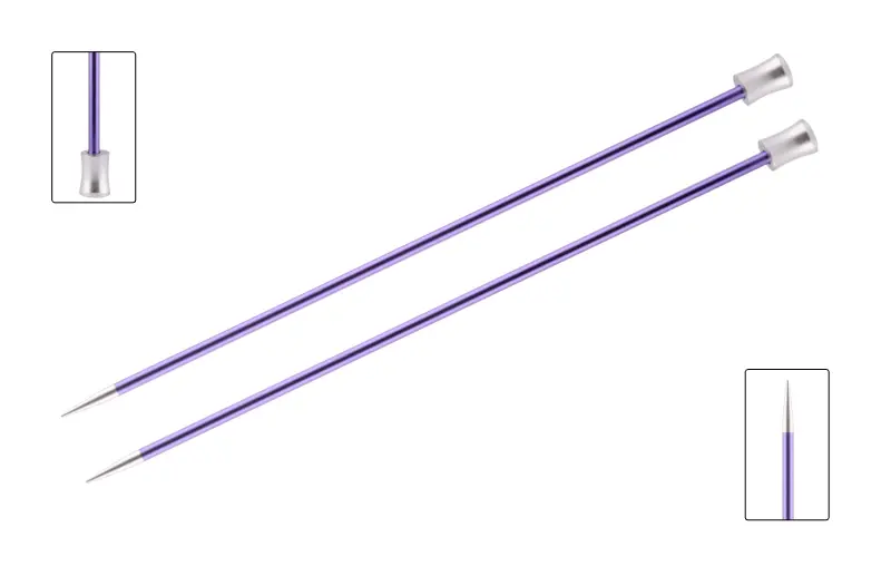 47238 Спицы прямые Zing KnitPro, 25 см, 3.75 мм . Каталог товарів. Вязання. Спиці