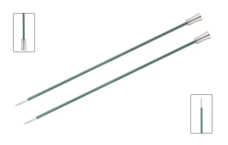 47235 Спицы прямые Zing KnitPro, 25 см, 3.00 мм. Каталог товарів. Вязання. Спиці