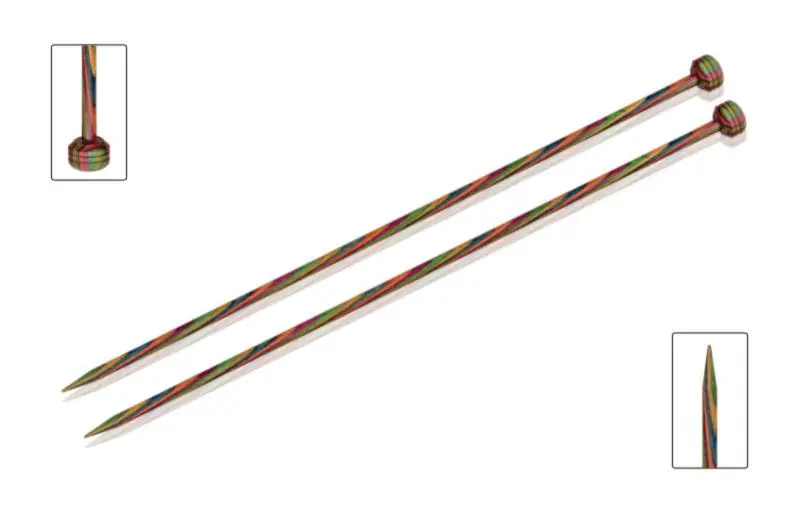 20203 Спицы прямые Symfonie Wood KnitPro, 25 см, 4.00 мм. Catalog. Knitting. Needles