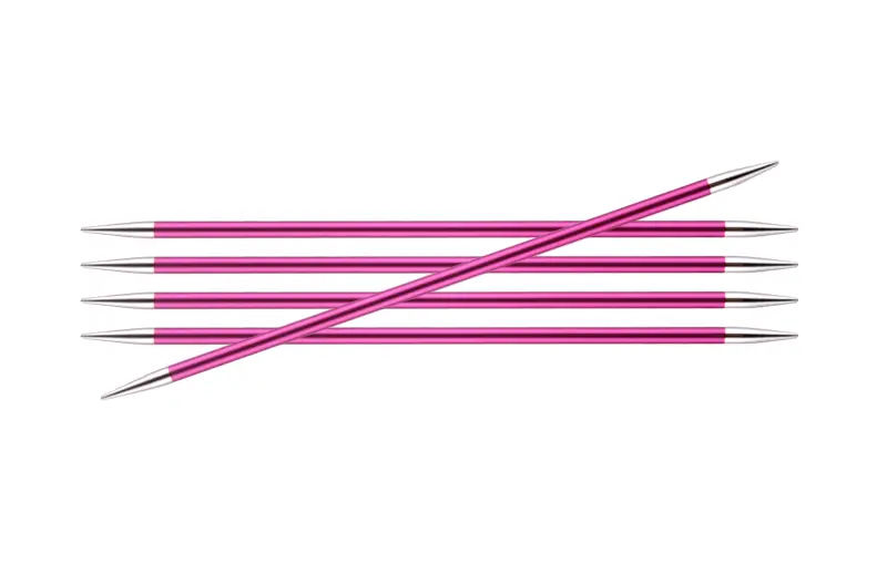 47011 Спицы носочные Zing KnitPro, 15 см, 5.00 мм. Каталог товарів. Вязання. Спиці