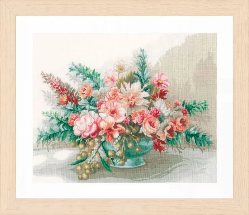 PN-0169794 Набор для вышивки крестом LanArte Bouquet of flowers "Букет цветов". Каталог товарів. Набори
