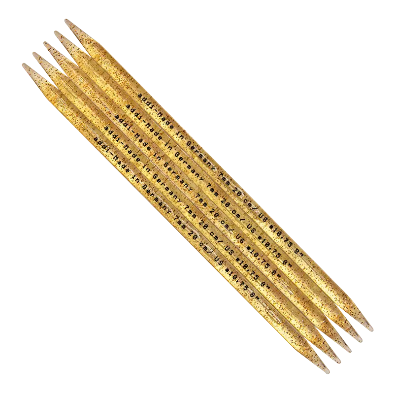 401-7 (25см/9,00мм) Панчішні спиці / серія Champagner, Addi. Каталог товарів. Вязання. Спиці