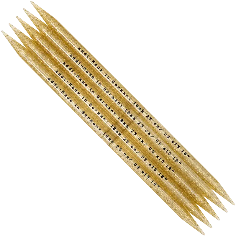 401-7 (20см/7,00мм) Панчішні спиці / серія Champagner, Addi. Catalog. Knitting. Needles
