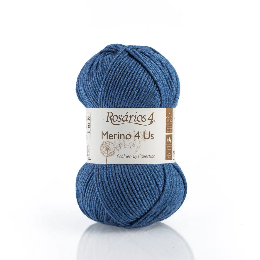 13 Merino 4 Us пряжа (100%% мериносова вовна - без мулесингу), колір Ганга 50 г моток ROSARIOS. Каталог товарів. Вязання. Пряжа ROSARIOS
