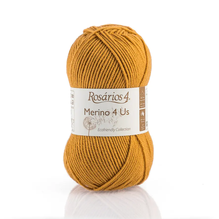 29 Merino 4 Us пряжа (100%% мериносова вовна - без мулесингу), колір Карамель 50 г моток ROSARIOS. Каталог товарів. Вязання. Пряжа ROSARIOS