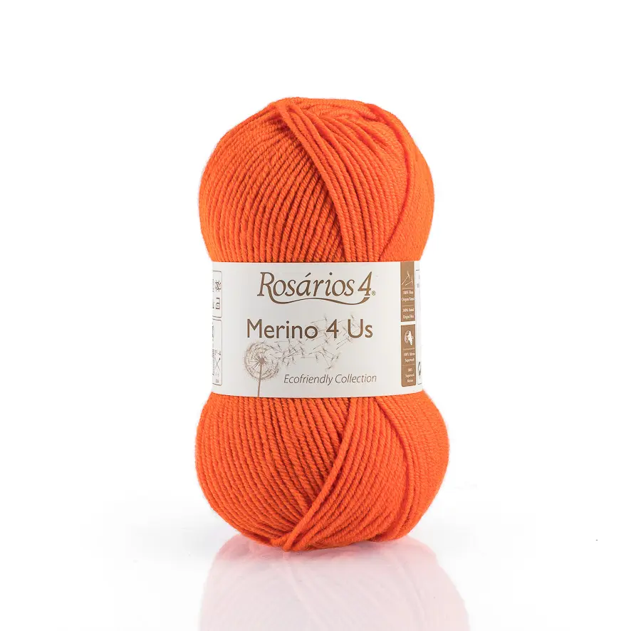 37 Merino 4 Us пряжа (100%% мериносова вовна - без мулесингу), колір Темно-помара 50 г моток ROSARIOS. Каталог товарів. Вязання. Пряжа ROSARIOS