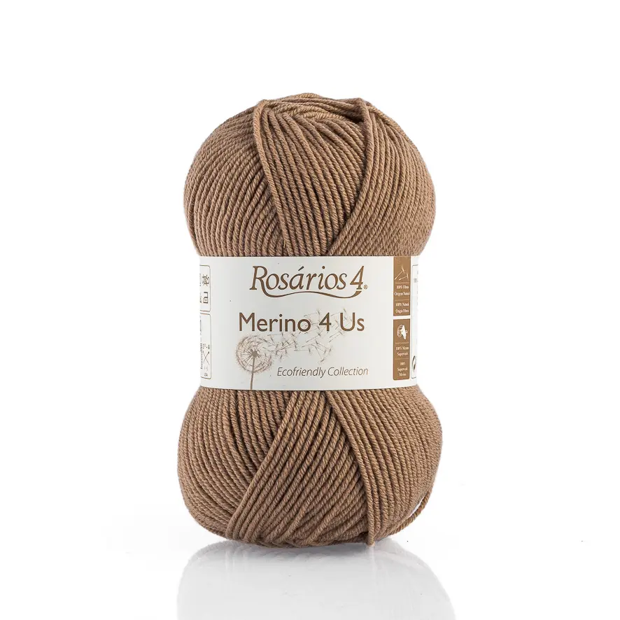 23 Merino 4 Us пряжа (100%% мериносова вовна - без мулесингу), колір Конопля 50 г моток ROSARIOS. Каталог товарів. Вязання. Пряжа ROSARIOS