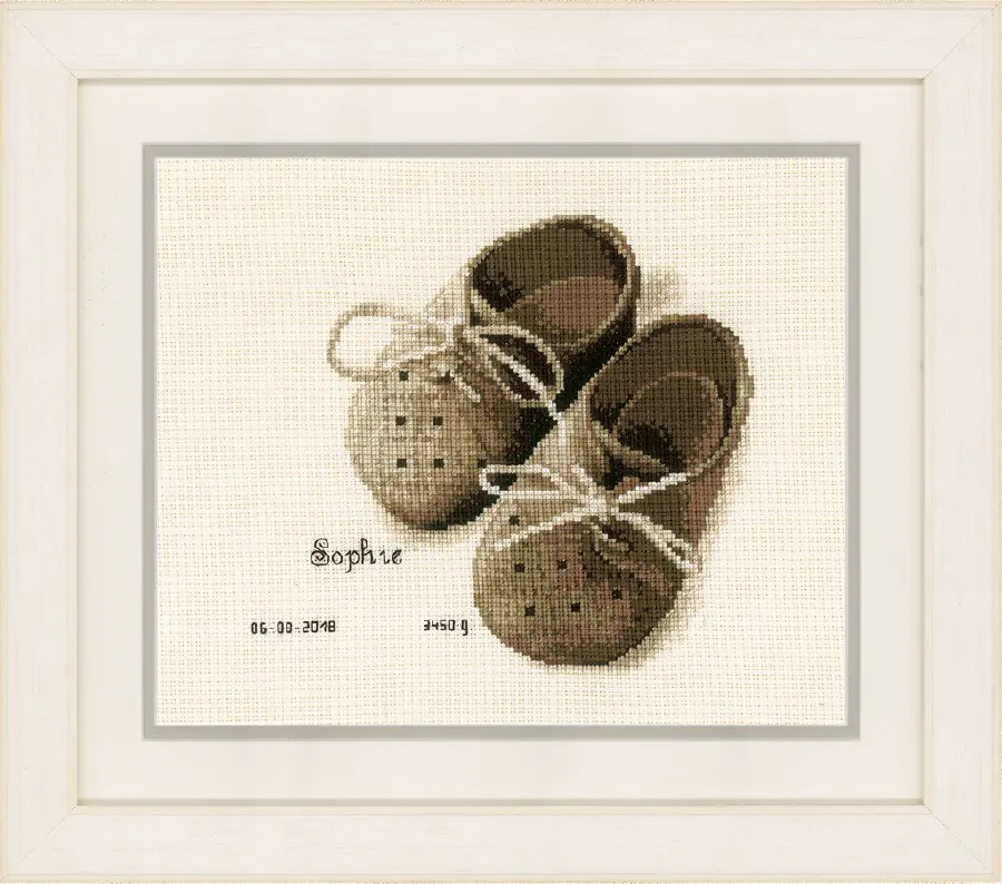 PN-0164620 Набор для вышивки крестом Vervaco "First shoes" Первая обувь. Catalog. Kits
