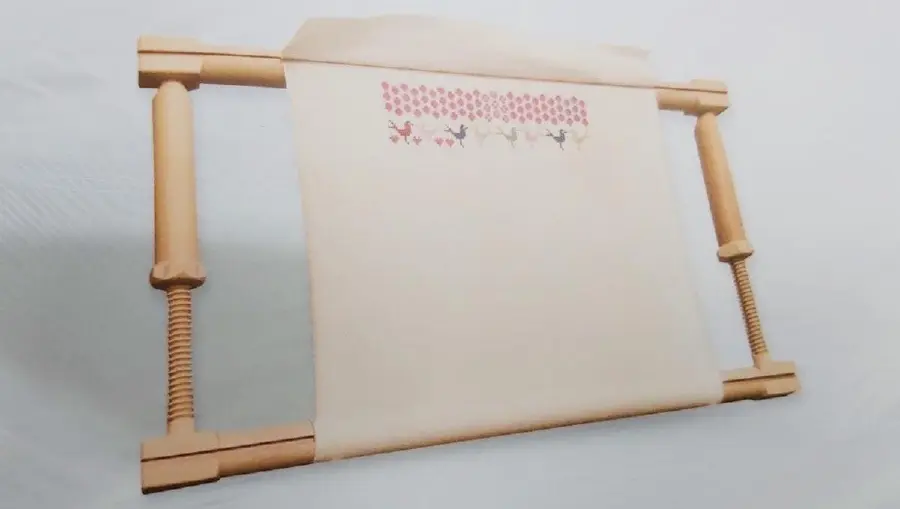 250-1 пяльцы-рама регулируемая 450мм х 300мм, Nurge. Catalog. Embroidery and sewing. Tambour