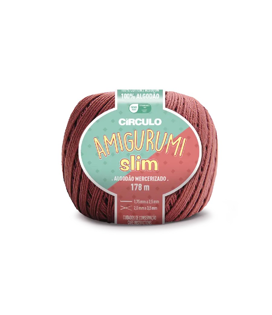 7567 AMIGURUMI SLIM  (100%% бавовна ,70 г, 178 м). Каталог товарів. Вязання. Пряжа Circulo