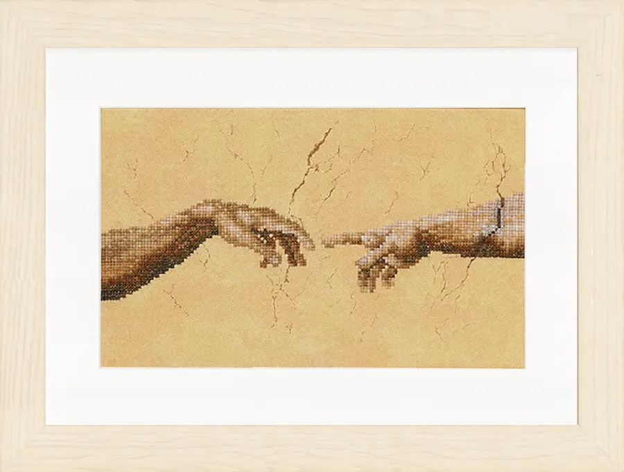 PN-0007975 Набор для вышивки крестом LanArte Creation (2 hands) "Сотворение Адама". Catalog. Kits