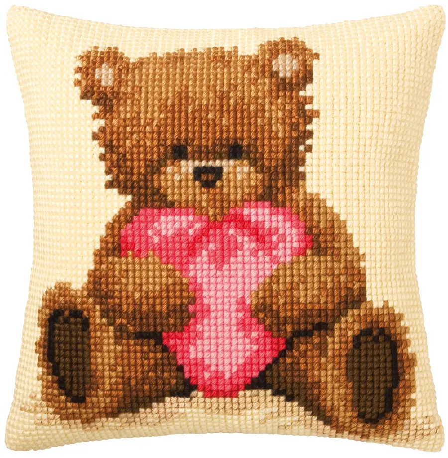 PN-0011090 Набор для вышивания крестом (подушка) Vervaco I love you "Я тебя люблю". Catalog. Kits