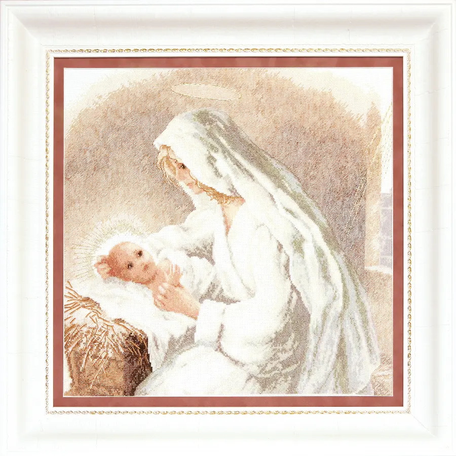 ВТ-191 Набор для вышивания крестом Crystal Art "Мадонна в сиянии". Catalog. Kits