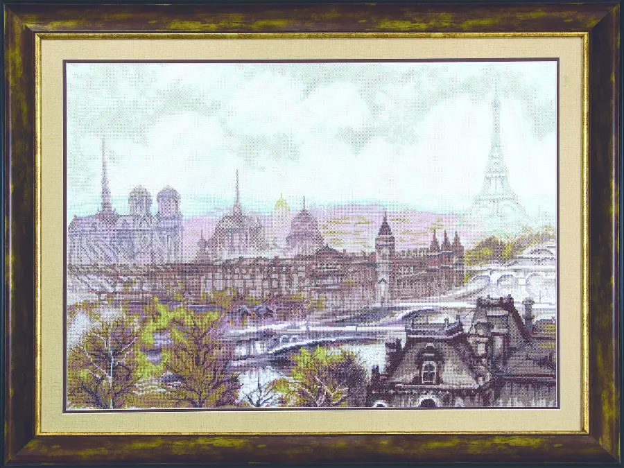 Набор для вышивки крестиком Чарівна Мить М-70 "Париж"  . Catalog. Kits