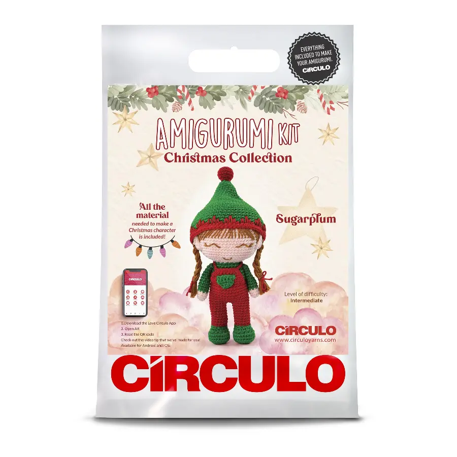 3 AMIGURUMI KIT - CHRISTMAS  (100%% бавовна). Каталог товарів. Набори