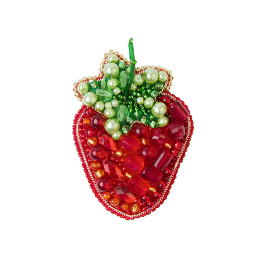 БП-295 Набор для изготовления броши Crystal Art "Клубника" . Catalog. Kits
