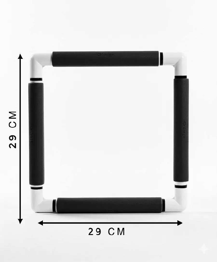 270-2/чорні П`яльці з кліпсами Nurge 29х29 см. Каталог товарів. Вишивання/Шиття. Пяльці