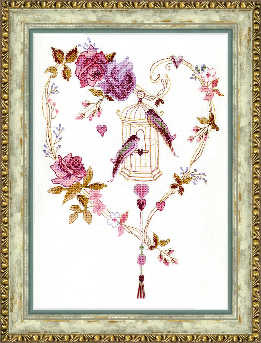 ВТ-121 Набор для вышивания крестом Crystal Art "Дуэт". Catalog. Kits