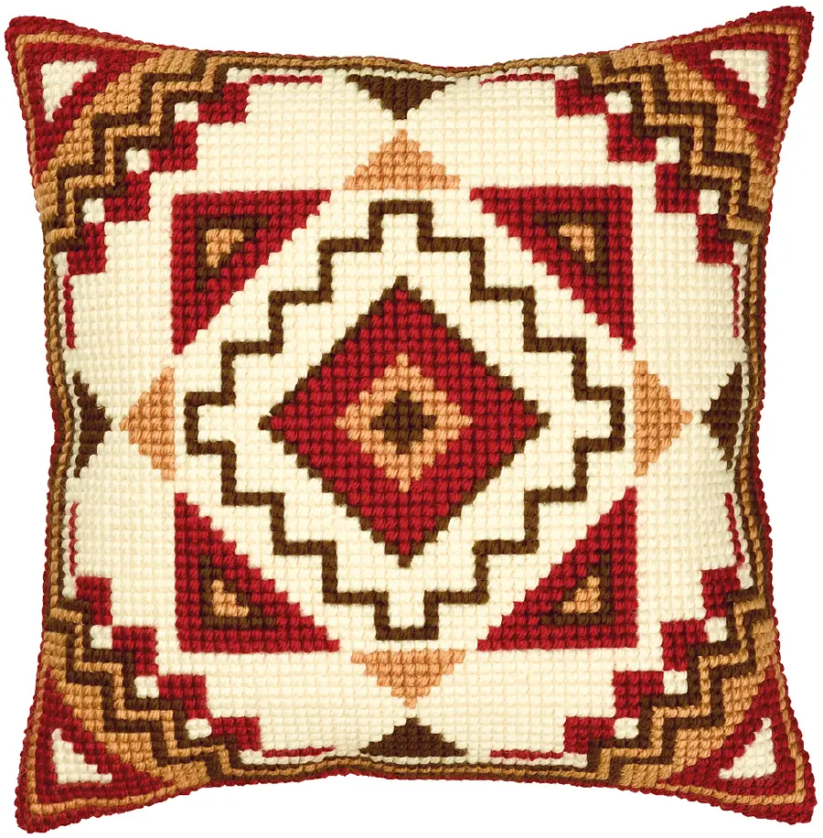 PN-0008583 Набор для вышивания крестом (подушка) Vervaco Geometrical "Геометрический". Catalog. Kits