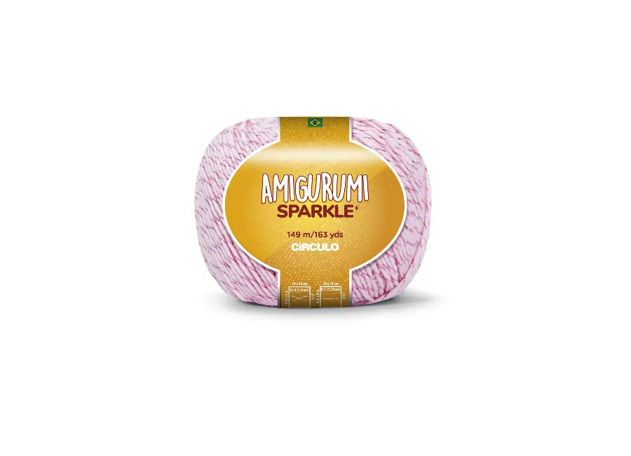 3077 AMIGURUMI SPARKLE 80 (98%% бавовна, 2%% металік 80 г.149 м.). Каталог товарів. Вязання. Пряжа Circulo