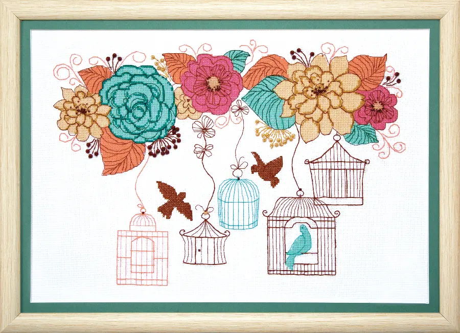 ВТ-1002 Набор для вышивания Crystal Art "Весенняя фантазия" . Catalog. Kits