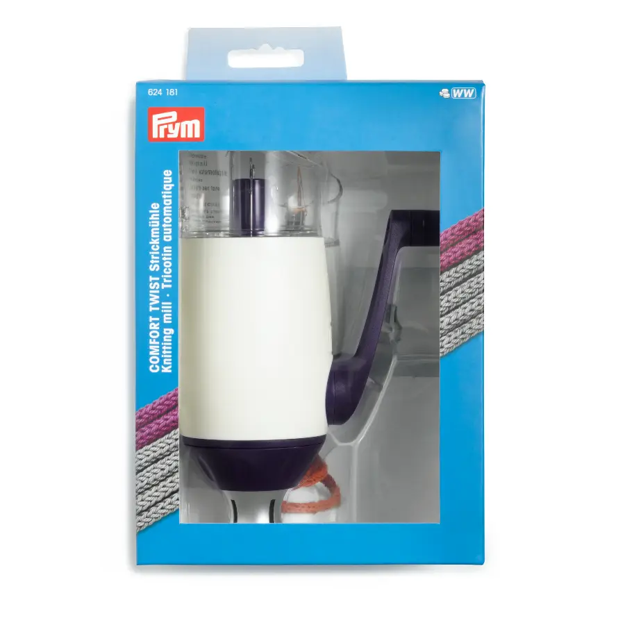 624181 Мельница для вязания шнуров Comfort Twist, Prym. Каталог товарів. Вязання. Набори спиць та крючків