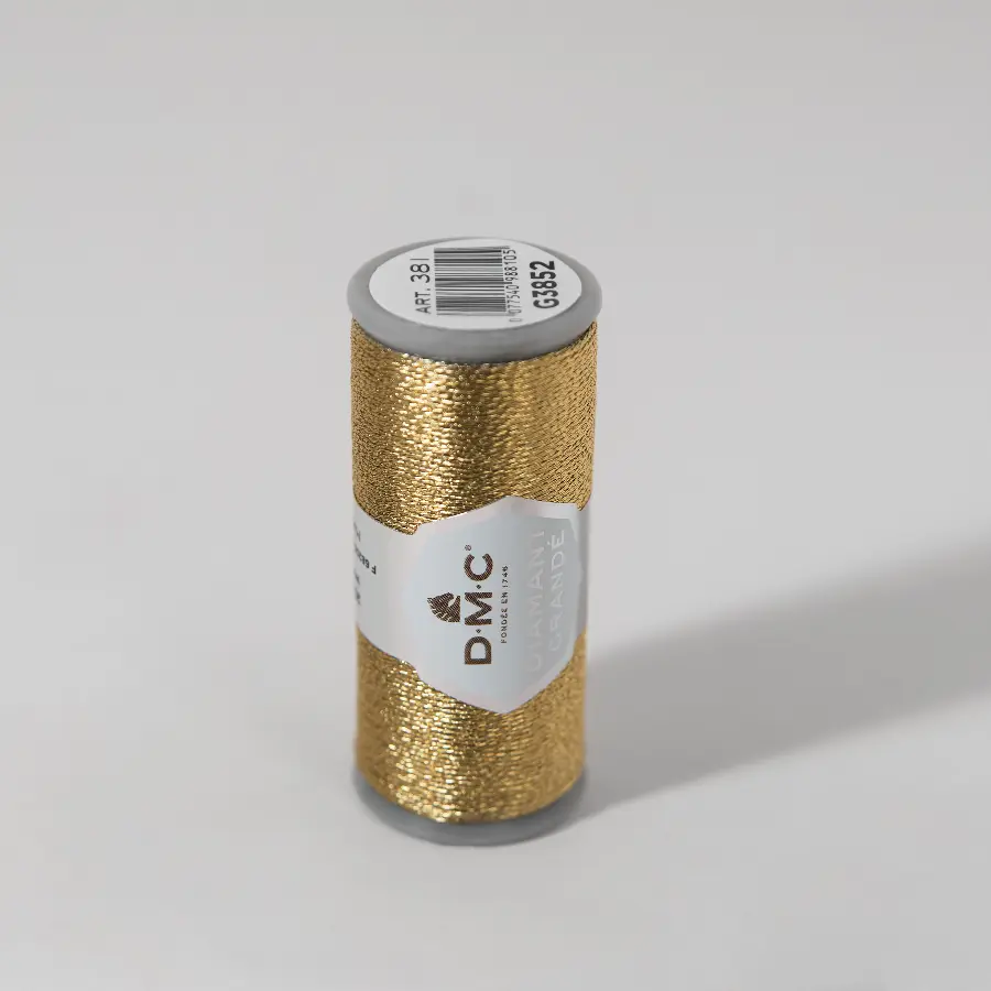 3852 Мулине DMC, арт.381 (Diamant Grande) металлик, 20м. Каталог товарів. Вишивання/Шиття. Муліне та нитки для вишивання. Муліне DMC. Diamant Grande