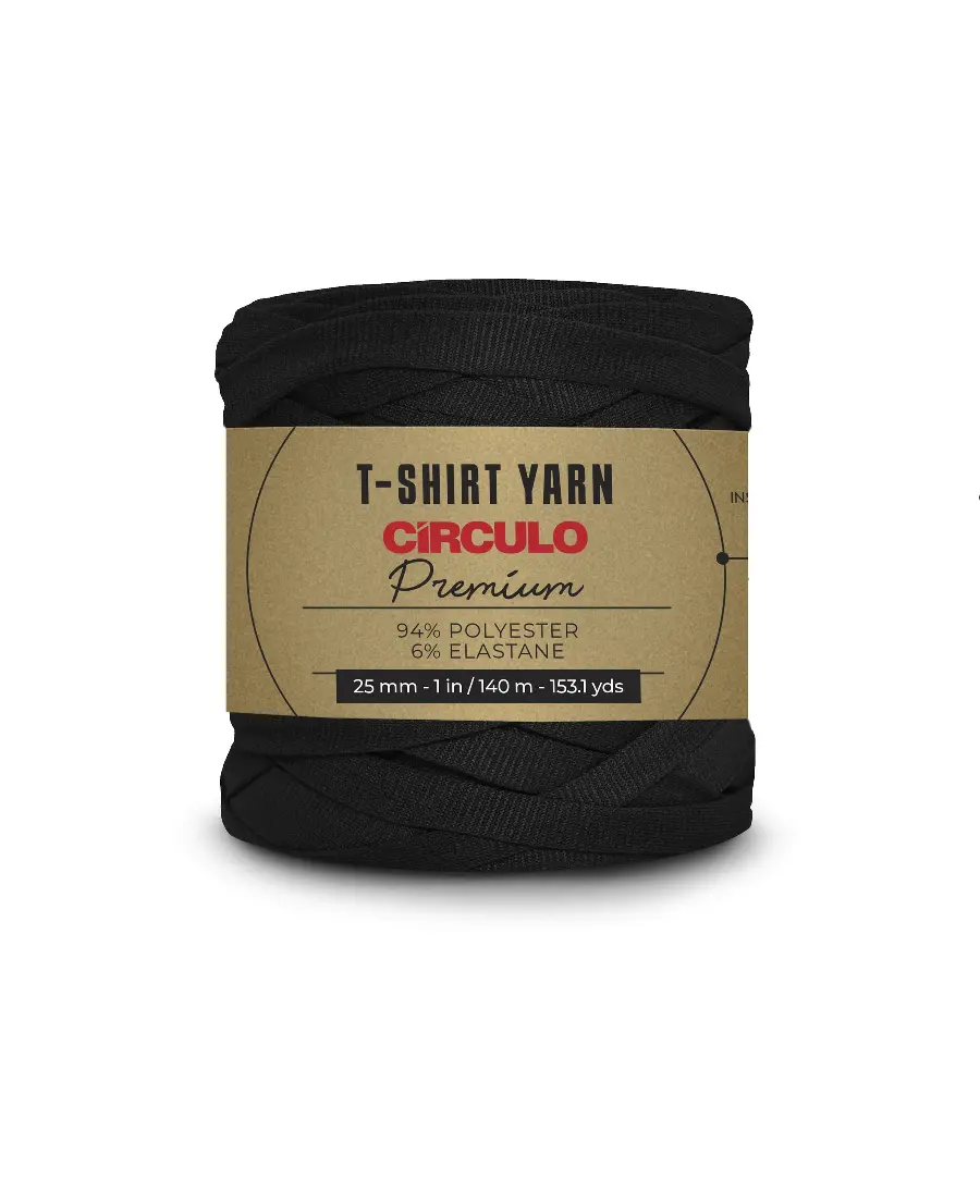 8990 PREMIUM T-SHIRT YARN (94%% поліестер, 6%% еластан, 270гр. 140м ). Каталог товарів. Вязання. Пряжа Circulo