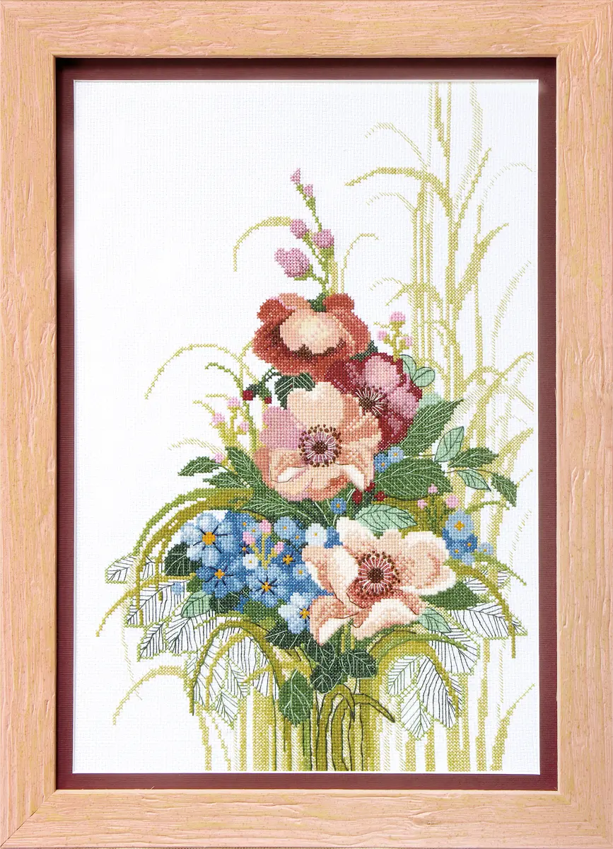 ВТ-051 Набор для вышивания крестом Crystal Art "Свежесть луга". Catalog. Kits