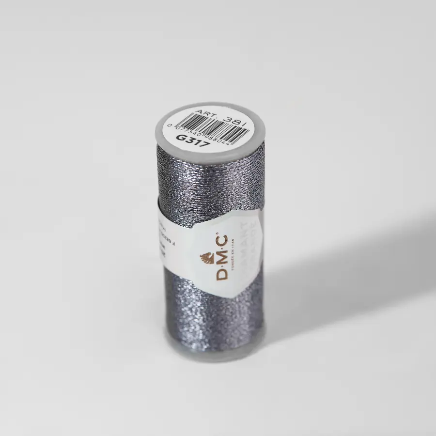 317 Мулине DMC,арт.381 (Diamant Grande) металлик, 20м. Каталог товарів. Вишивання/Шиття. Муліне та нитки для вишивання. Муліне DMC. Diamant Grande