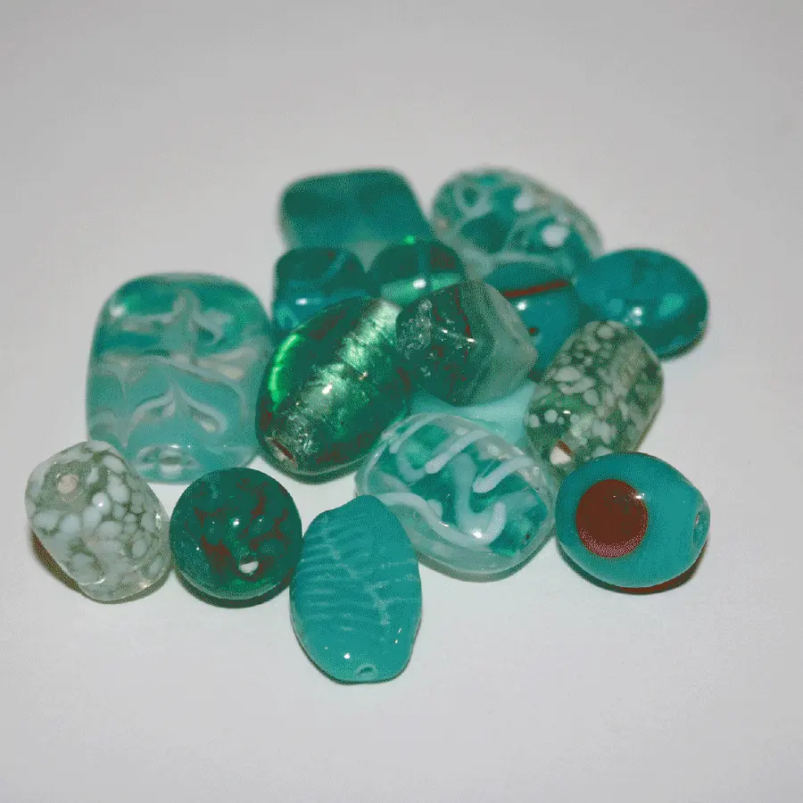 1184TDM/Teal,6-16 MM,50г.Fancy Mix Crystal Art бусины. Каталог товарів. Намистини CrystalArt